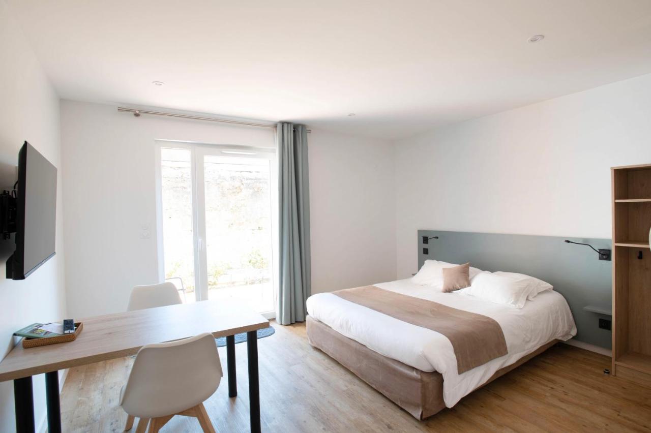 Apartmán Logis Les Cepages / Restaurant Le Raisin Pont-de-Vaux Exteriér fotografie